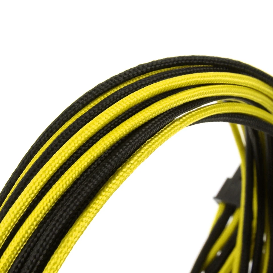 CableMod B-Series SP ModFlex™ Cable Kit - BLACK / YELLOW CM-BSX-FKIT-KKY-R - Bild 3 von 4
