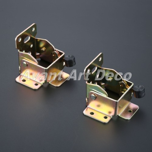 Simple Self Lock Support Hinges Folding Firm Table Chair Leg Bracket 1/2/4Pcs - Picture 12 of 17