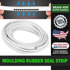 40ft Car Door Edge Trim Lock Guard Moulding Rubber Seal Strip Protector White 40ft Car Door Edge Trim Lock Guard Moulding Rubber Seal Strip Protector White