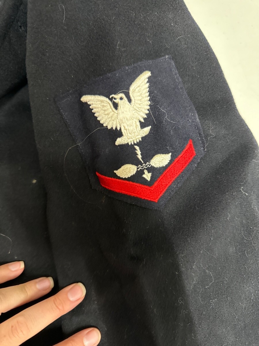 Vintage Navy Pea Coat 36R DSA100-69-C-1448 | eBay