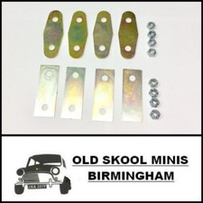 CLASSIC MINI INTERNAL DOOR HINGE FITTING KIT ZINC PLATES,SPACERS & NUTS MK3 AF26