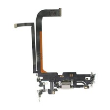 Flex Cable Charge Port Assembly for Apple iPhone 13 Pro Max Silver Replacement
