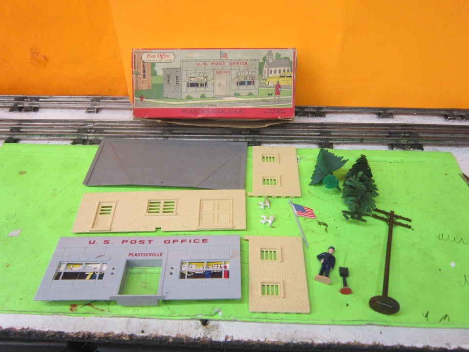 Plasticville PO1 Post Office Building O Gauge Trains eBay
