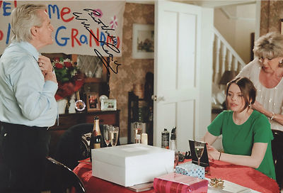 WILLIAM ROACH signiertes 12x8 Foto KEN BARLOW in CORONATION STREET COA