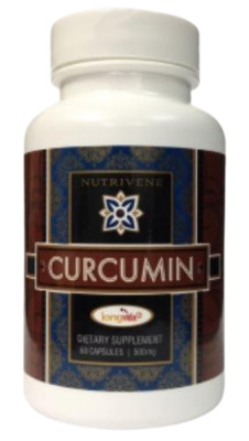 Longvida Optimized Curcumin - by NuTriVene - 60 Capsules - 500 mg