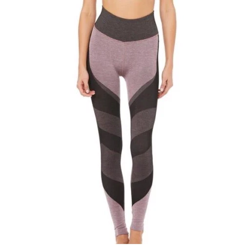 ALO Yoga Women's High Waist Seamless Lift Legging in Quartz Size MEDIUM