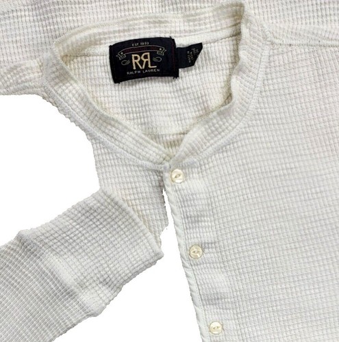 RRL Logo L/S Thermal Cut Sew Tops Size S Used | eBay