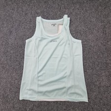 asics Shirt Womens 10 blue gym adult activewear walking modern sports Size 10