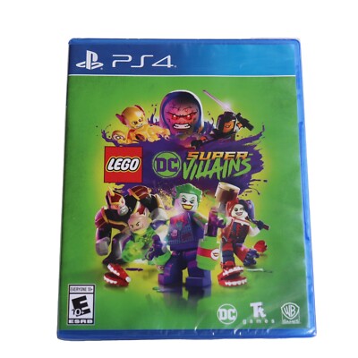 LEGO DC Super Villains PS4 Video Game SHIPS in a BOX 883929632992