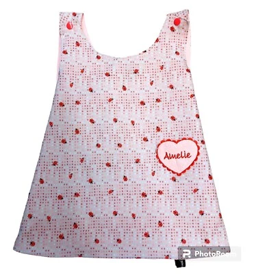 Wendekleid Schürzenkleid Kleid Kinderkleid Sommerkleid Baumwolle Marienkäfer - Bild 1 von 4