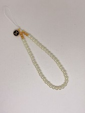 Faux Pearls Beaded Phone Wrist Strap, Camera Strap, Personalized Wrist Straps