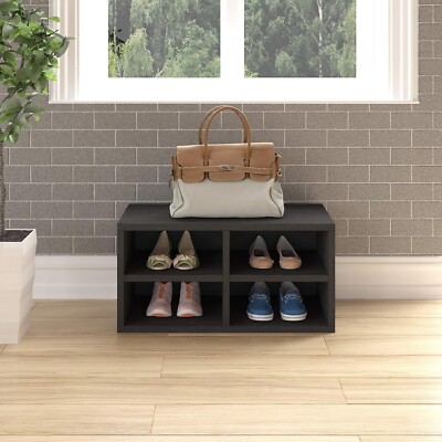 Way Basics Eco Stackable Connect Rectangle Shelf Organizer (Tool-Free Assembly)