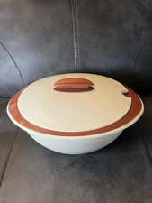 Vtg Tupperware Oval Insulated Bowl Soup Tureen Server 3 pc With Lid