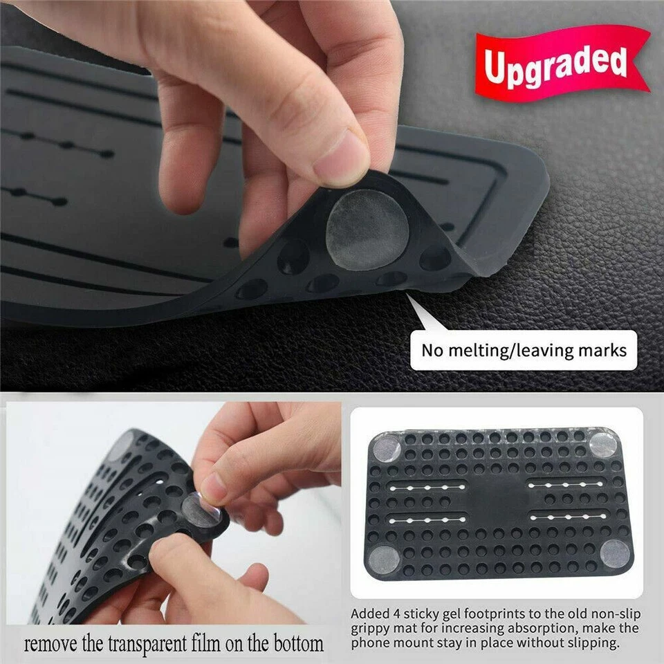 Car Dashboard Anti-slip Rubber Mat Mount Holder Pad Stand For Mobile Phone GPS - Image 4 of 4