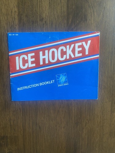 Ice Hockey Nintendo NES Instruction Manual Booklet ONLY - Picture 1 of 2