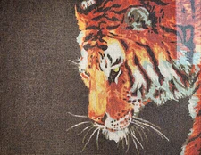 Needlepoint Painted Canvas Gobelin 10489 - Tiger 16"x20" Collection D'Art