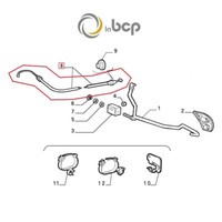 Gaspedal Kabel Fiat Punto la bcp FüR 7739541