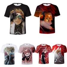 Anime My Hero Academia T-Shirts Cos Keigo Takami 3D Short Sleeve Sports Tee Tops