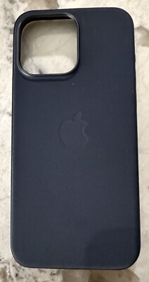 Apple - iPhone 15 Pro Max FineWoven Case with MagSafe - Black | eBay