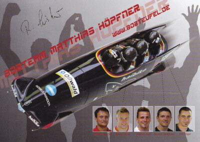 Ronny LISTNER - Deutschland, Bronze EM 2005 Bob, Original-Autogramm!