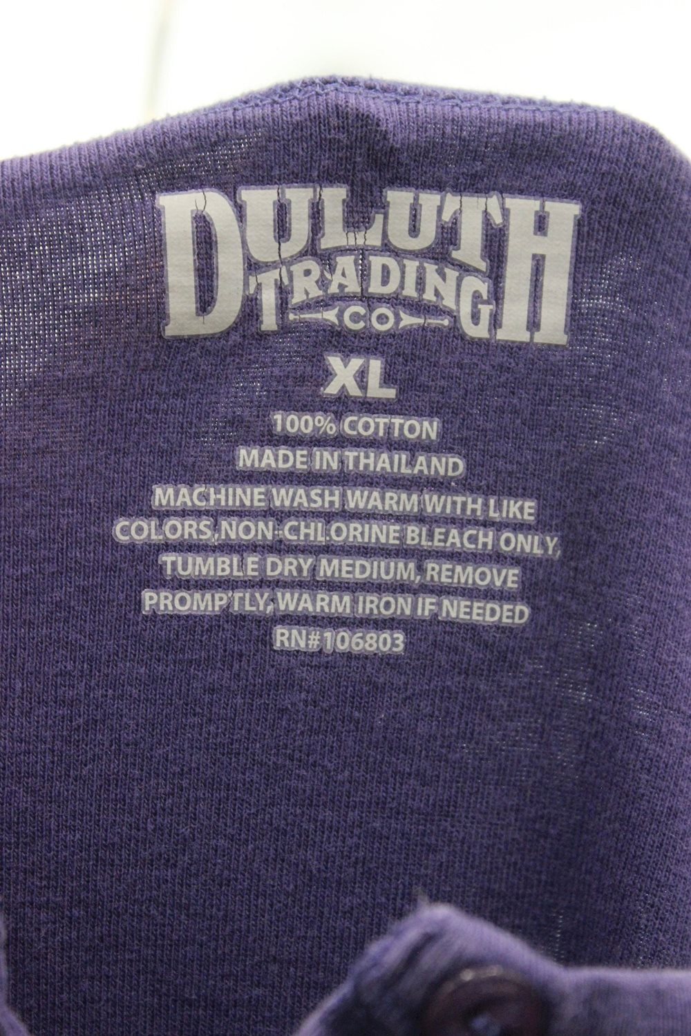 Duluth Trading Co Women's Purple Henley Shirt SZXL eBay