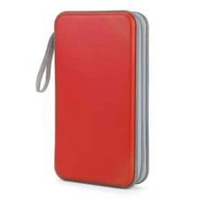 Portable 96 Disc CD Case Holder DVD Storage Wallet Black Bag VCD Organizer Bag