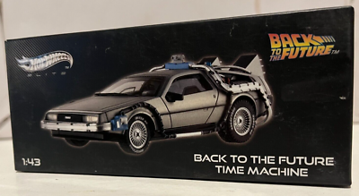 Back to the Future Time Machine - Hot Wheels Elite 1/43 - Delorean