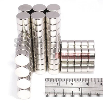 SPIDER MAGNETICS Very Strong Magnets 10x5 mm Neodymium Disc Round Neo Craft Magnet 10mm dia x 5mm