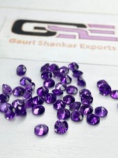 Amethyst Faceted Round Cut Loose Gemstone 1.75x1.75 MM Natural 4 Pcs Lot DG5