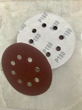 125mm Punched Sanding Discs, 5" Orbital Sander Pads, 40,60,80,120,240,320 etc