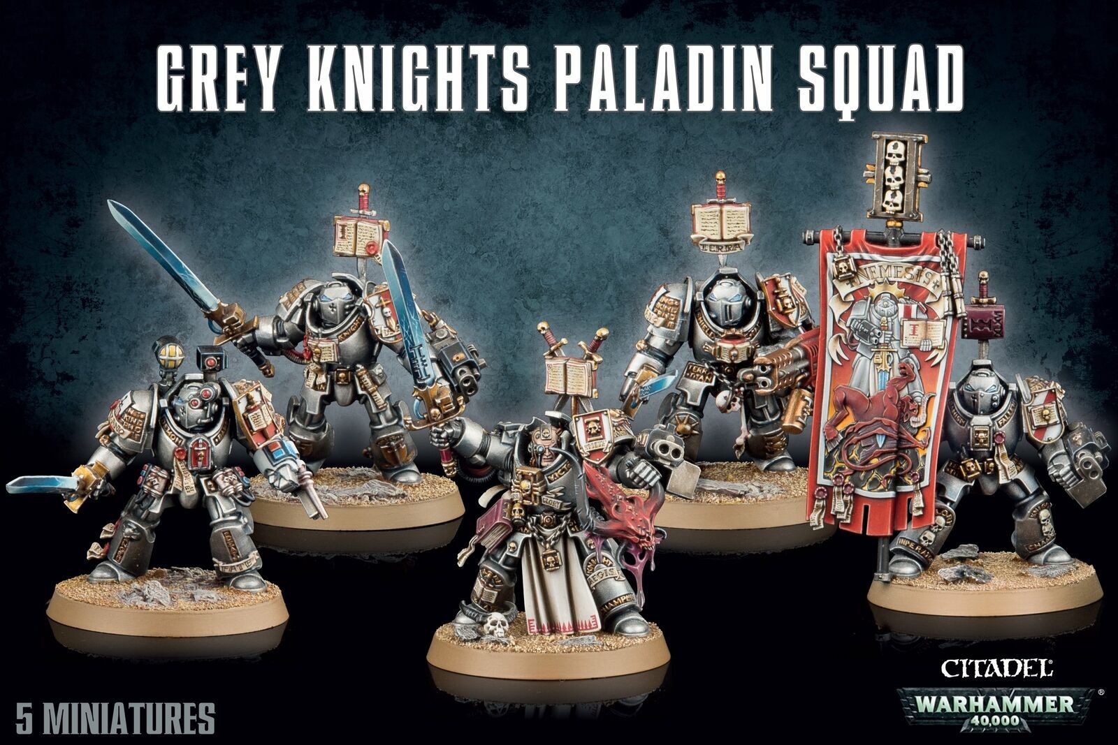 WARHAMMER 40000 GREY KNIGHTS PALADIN SQUAD
