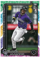ADAEL AMADOR 2025 Topps Easter Holiday Exclusive #191 Rockies Rookie!