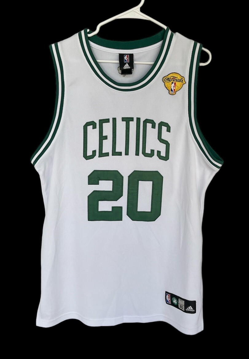 Adidas 2008 Finals Ray Allen Boston Celtics White Sewn NBA