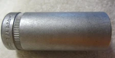 3/4" INDESTRO SUPER, DEEP SOCKET, 3/8" DRIVE, 12 POINT, #2747 VTG tool,USA