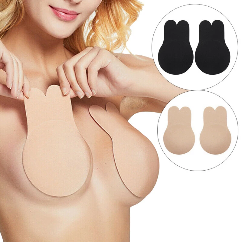 Women Invisible Silicone Breast Pads Boob Lift Tape Bra Nipple Cover  Sticker New