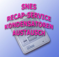 SNES / Super Nintendo Recap Service - Elko wechsel gegen Keramik Kondensatoren