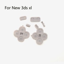 For New 3DSLL 2015 D-pad For Nintendo New 3DS XL ABXY Silicon Button Rubber Set