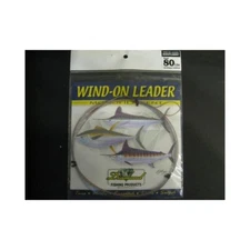 Momoi Leader 90001 Diamond Wind On Leader 80lb 25' Smoke Blue