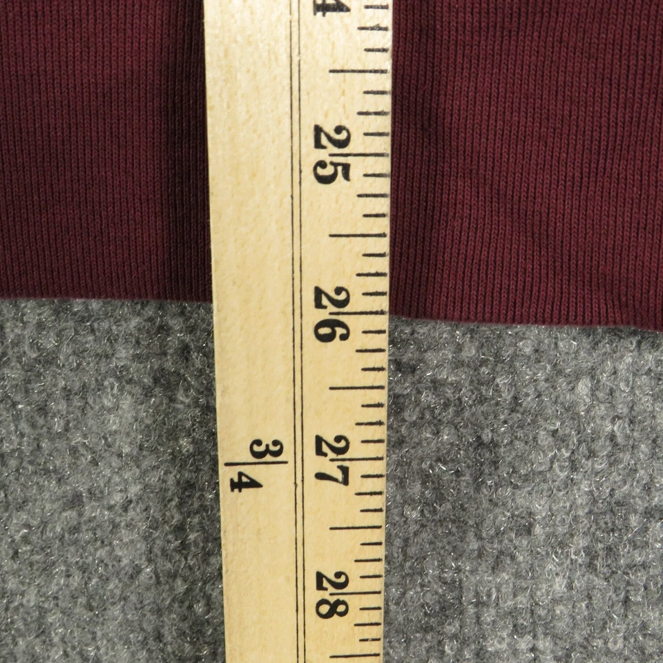 Sudadera Gap Mujer Pequeña Granate Fitness Entrenamiento Atlético Algodón Cuello Redondo Foto 4 de 4