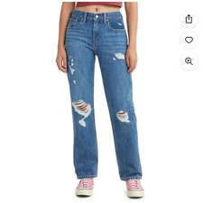 Levi's Women's Low Pro Relaxed Straight Leg Jeans Size 32