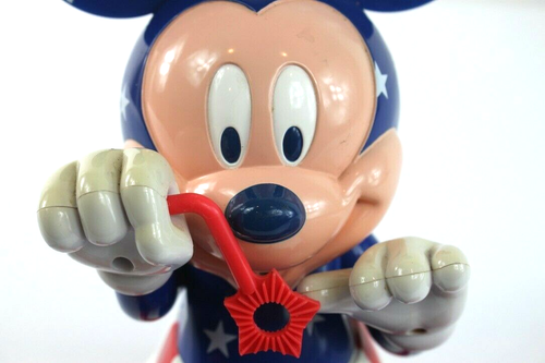 Patriotic Mickey Mouse, Red, White + Blue Bubble Blower Toy - Nice, Works - Picture 10 of 10