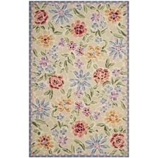 SAFAVIEH Chelsea Collection HK214A Hand-hooked Ivory Rug