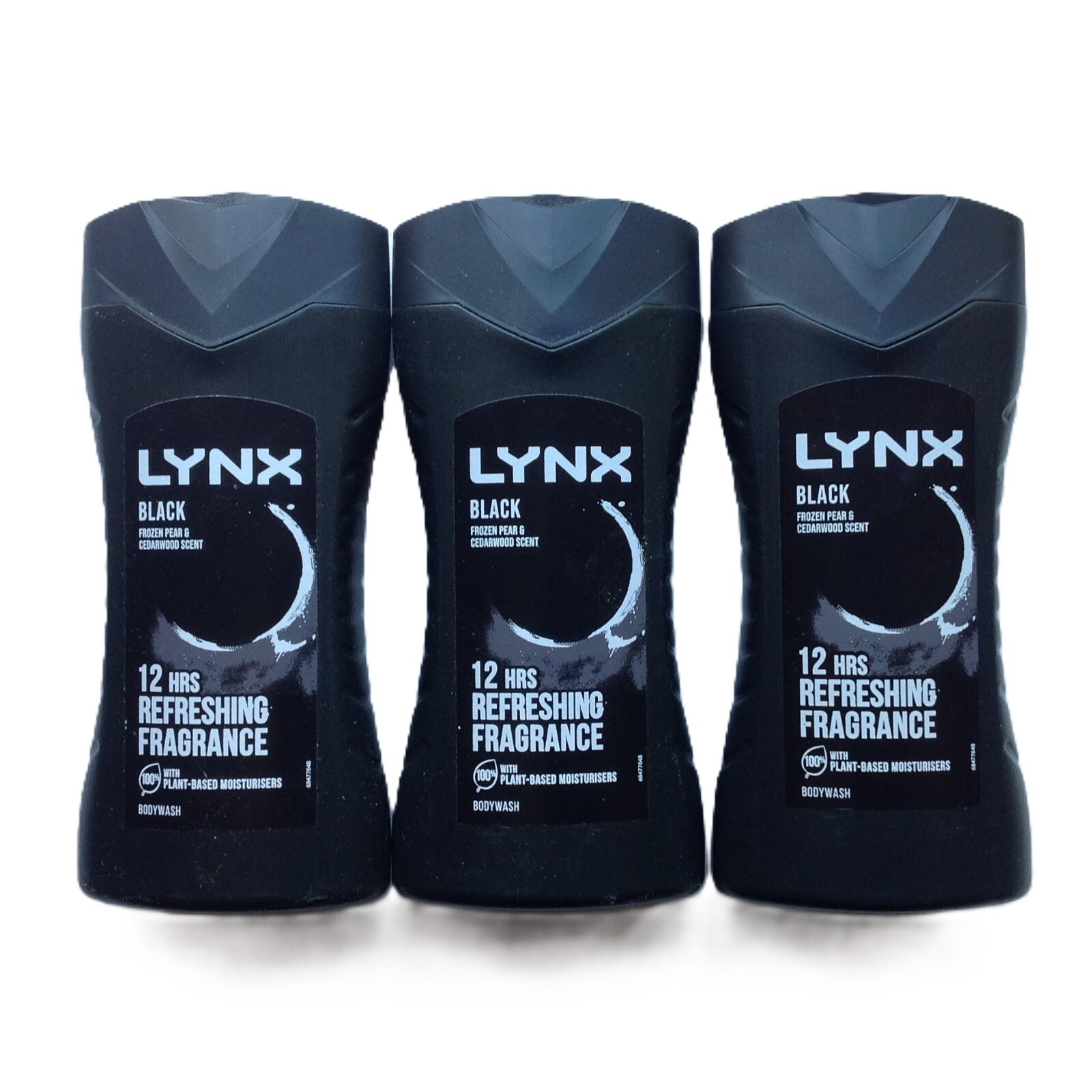 LYNX Black, Frozen Pear & Cedarwood Scent Bodywash 3x225ml