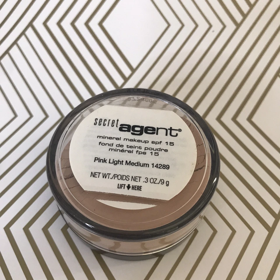 BeautiControl Secret Agent Mineral Powder Makeup Pink Light Medium NOS Rare - Image 2 of 2