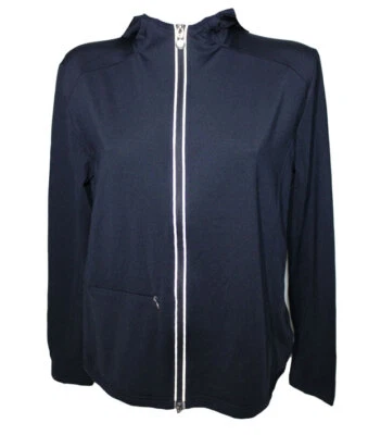 T ) LWC23102 TRAININGSJACKE JACKE SPORTJACKE JULIA LIMITED SPORTS BLAU KAPUZE 42 - Bild 1 von 3