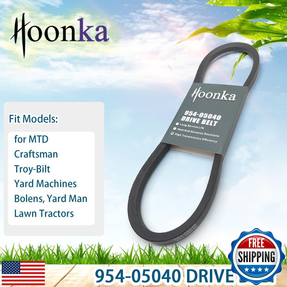 HOONKA Antriebsriemen 1/2 X 91 Zoll Für Cub Cadet, MTD & Troy Bilt Rasenmäher
