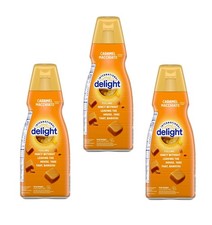 3 Pack International Delight Caramel Macchiato Coffee Creamer Size 32 oz Bottles