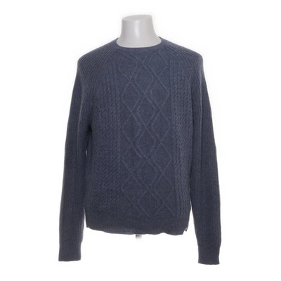 John Partridge, Strickpullover, Größe: L, Blau, Nylon/Wolle, Chevron #gg3