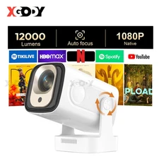 Projector 12000 Lumens 4K 1080P FHD 5G WiFi LED Movie Video Home Theater HDMI US