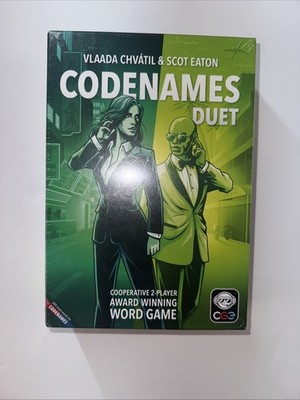 2025 Codenames Duet Refresh Czech Games Coop 2 Player - New & Factory Sealed